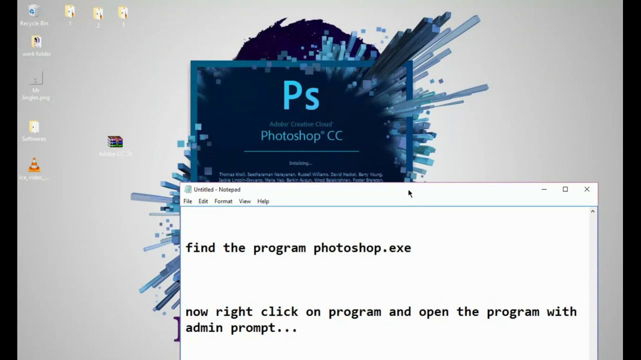 how to install cracked version of photoshop cs6 windows
